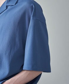 WEGO クレープオープンカラーシャツ（SS）