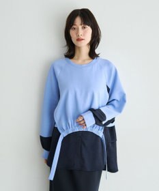 YECCA VECCA シャツレイヤードデザインプルオーバー