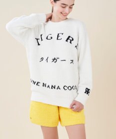 une nana cool MADE WITH 阪神タイガース やわらかモフモフプルオーバー＆ハーフパンツセット