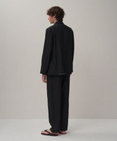 ATON TWIST WOOL LINEN | スタンダードパンツ - UNISEX