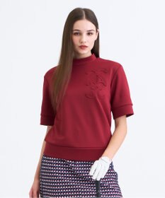 23区GOLF 【WOMEN】ライトダンボールストレッチモックネック