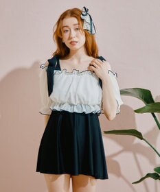 San-ai Resort（三愛水着楽園） WEB限定　Aラインワンピ9号・11号【Big Apple's（ビッグアップルズ）】