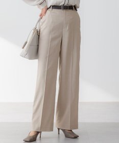 23区 【セットアップ対応/防シワ性/洗える】アイアスマットストレッチ セミワイド パンツ