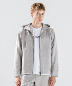 JOSEPH HOMME 【WEB・一部店舗限定  】レザーライクポンチ　ジップアップパーカー