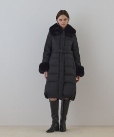 GRACE CONTINENTAL ファーカラーロングダウン