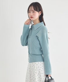 earth music&ecology 【2点SET】襟付きニットアンサンブル
