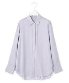 ICB 【洗える】 ルゼブフィブリルサテン シャツ