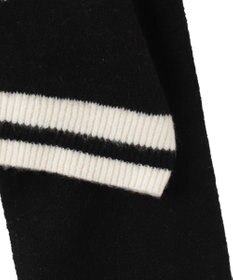 WEGO ラインリブフラッフィーショートニット