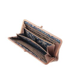 genten アンティーコ×LIBERTY 口金長財布