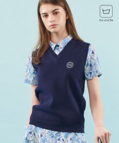 23区GOLF 【WOMEN】【ウォッシャブル】ニット ベスト