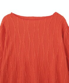 Green Parks ５分袖表面感カットプルオーバー