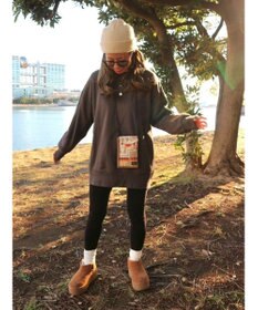 Green Parks バックロゴプリントスウェット