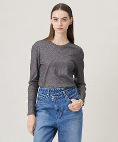 ICB 【洗える】 シャイニーリブテレコ プルオーバー