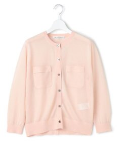 23区 【先行予約/WEB&一部店舗限定カラーあり】シャイニーシアー フラップポケット カーディガン