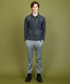 JOSEPH ABBOUD MOUNTAIN 【吸湿発熱/蓄熱保温/ソフト】ソフトウォームワッフル ポロシャツ