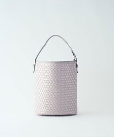 MIYABIYA LAQUOH【撥水加工】篭目柄エンボスボンディング バケツ型2WAYショルダー
