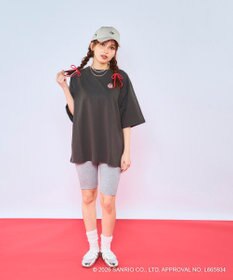 OP／FILA 【Ocean Pacific×ハローキティ】サガラ刺しゅうビッグTシャツ