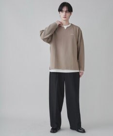 WEGO 【2点SET】アンサンブルキーネックプルオーバー