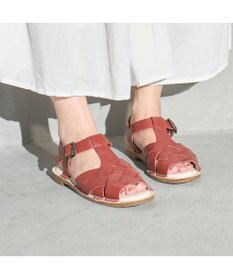 ing <ing>【サスティナブル】クロスメッシュデザインサンダル