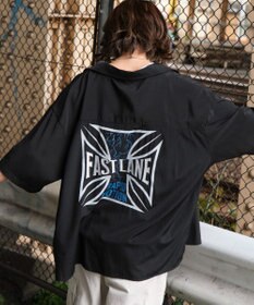 WEGO 【ユニセックス着用ITEM/MLサイズ展開】オープンカラーグラフィックシャツ（SS）