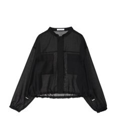 Green Parks シアーショート丈ブルゾン