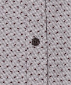 JOSEPH ABBOUD 【綿100％・ストレッチ】コンフォートジャージープリントシャツ