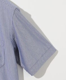 JOSEPH ABBOUD 【キングサイズ・イージーケア・ストレッチ】コンパクトジャージーヘアラインストライプ シャツ