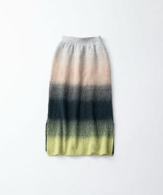 TRICOTE GRADATION SHAGGY SKIRT／グラデーションシャギースカート