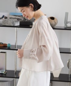 AMERICAN HOLIC シアーショート丈ブラウス