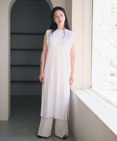 #Newans 【洗える】サーマルノースリーブワンピース