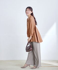 Tiaclasse 【新色追加・洗える】プリーツパンツ