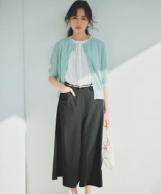 組曲 L 【先行予約・前後着用可】レーシーニット カーディガン