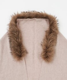 23区 ファー付 ストール