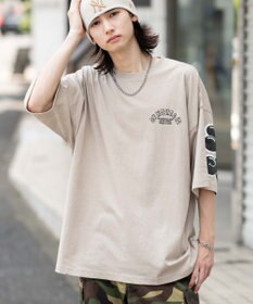 WEGO 【ユニセックス着用ITEM】アクセ付きストレートロゴT（SS）