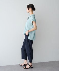 YECCA VECCA 2wayストライプリボンブラウス