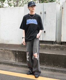 WEGO 【ユニセックス着用ITEM】アクセ付きグラフィックT（SS）