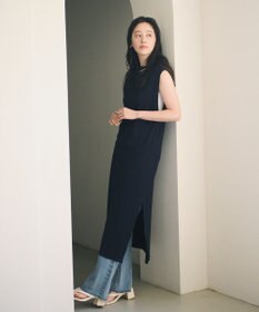 #Newans 【洗える】サーマルノースリーブワンピース