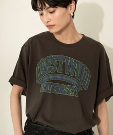 AMERICAN HOLIC バイオウォッシュ加工ロゴＴシャツ