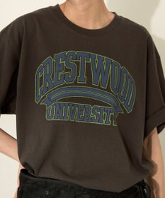 AMERICAN HOLIC バイオウォッシュ加工ロゴＴシャツ