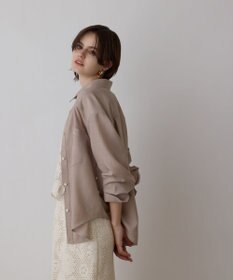 GRACE CONTINENTAL シアー2wayウエスタンシャツ