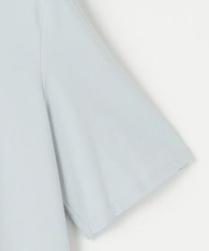 自由区 【洗える・XSサイズあり】シアーコンビバックプリーツ カットソー