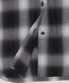 WEGO フードチェックBIGシャツ（S）