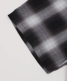 WEGO フードチェックBIGシャツ（S）