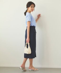 Feroux 【新色追加・洗える】パールポイントフラップ スカート