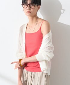 AMERICAN HOLIC 【カップ付き】細リブキャミソール