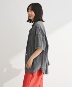 Green Parks 半袖シアーデニムシャツ