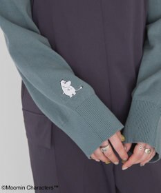 AMERICAN HOLIC Moomin 袖刺繍ニットプルオーバー