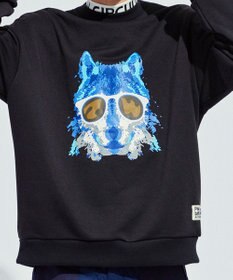 PW CIRCULUS 【MEN】ウルフモチーフスエット