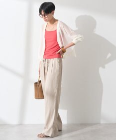 AMERICAN HOLIC 【カップ付き】細リブキャミソール