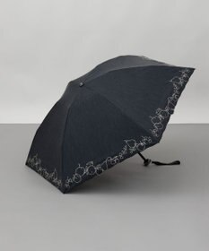 AURORA JILL STUART（ジル スチュアート）マーカーペインティング刺しゅう晴雨兼用傘(折りたたみ傘)
